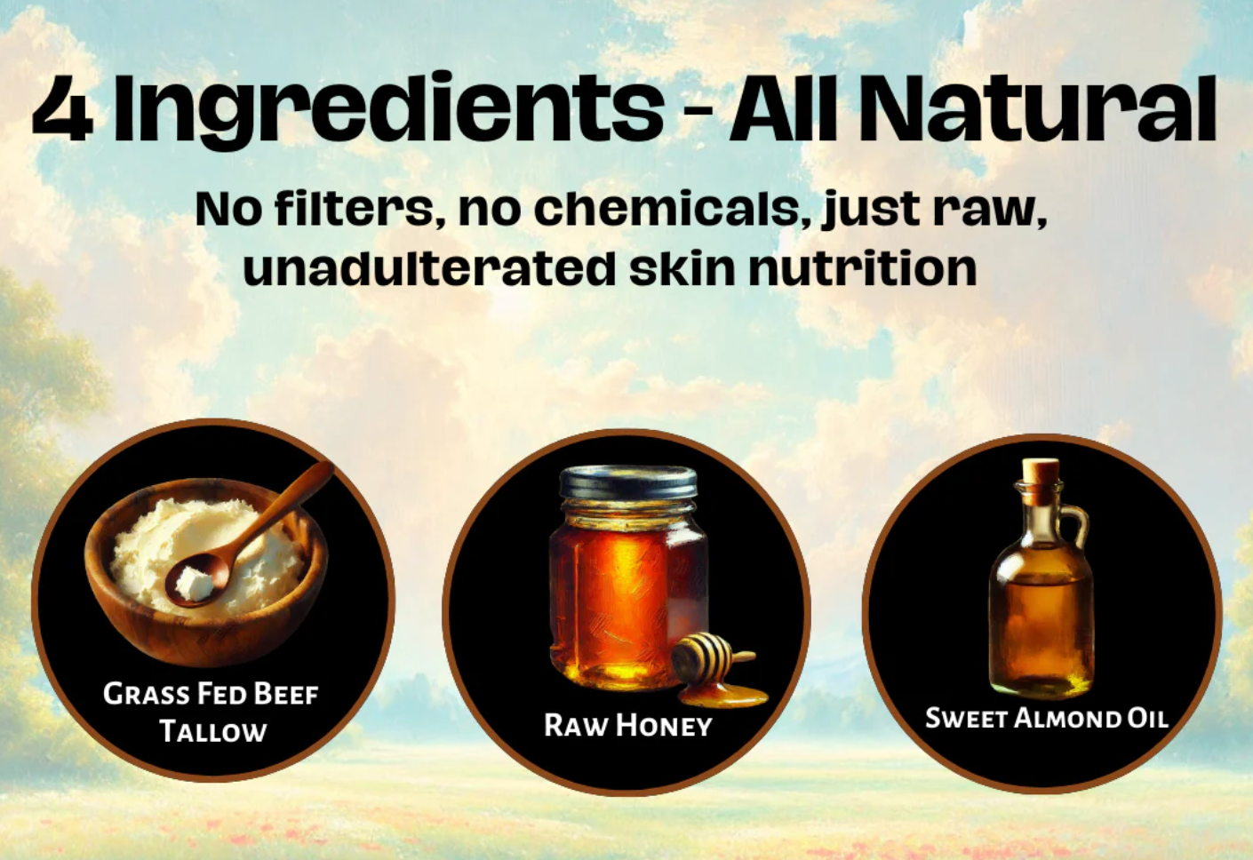 Tallow & Raw Honey Face Balm